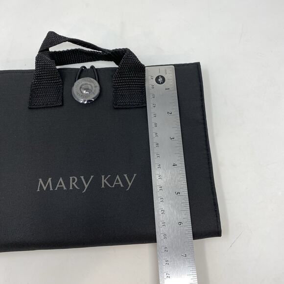 Mary Kay Brush Collection Organizer Bag Set of 5 Full Size Brushes Black NEW - Picture 6 of 8